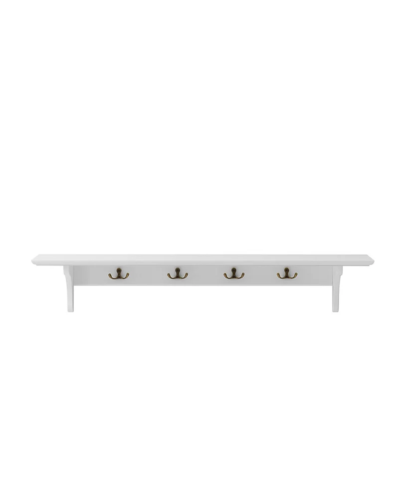 Oliver Furniture - Wandregal mit Haken, Weiß