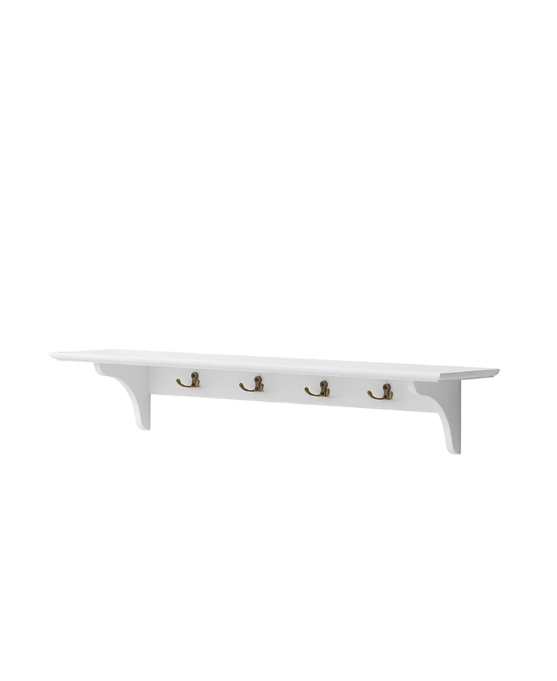 Oliver Furniture - Wandregal mit Haken, Weiß