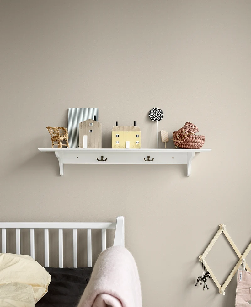 Oliver Furniture - Wandregal mit Haken, Weiß