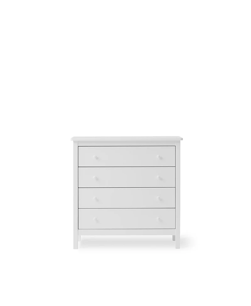 Oliver Furniture - Kommode mit 4 Schubladen, Weiß