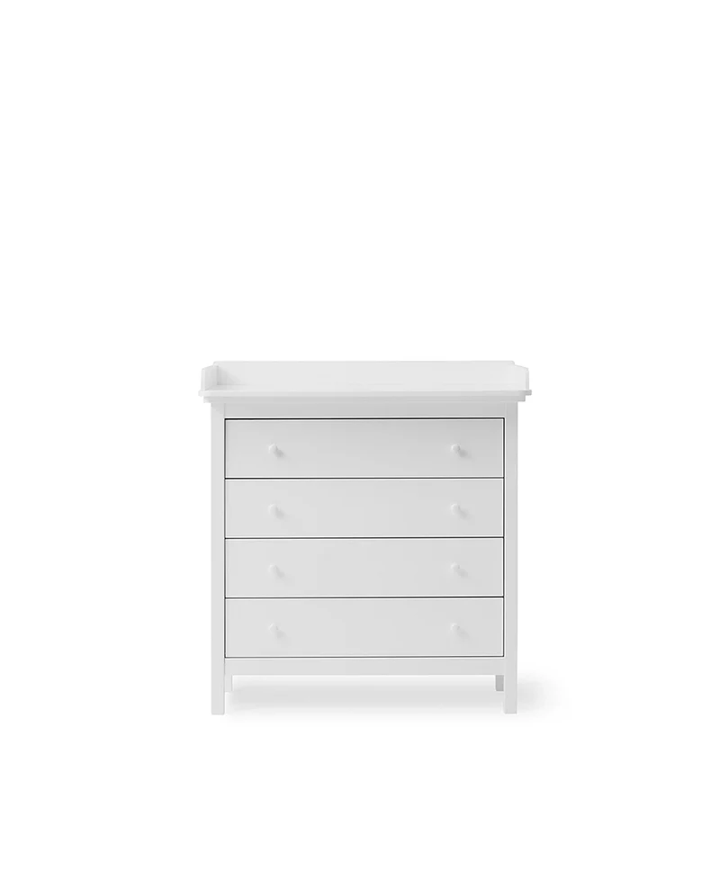 Oliver Furniture - Wickelkommode mit 4 Schubladen, Weiß