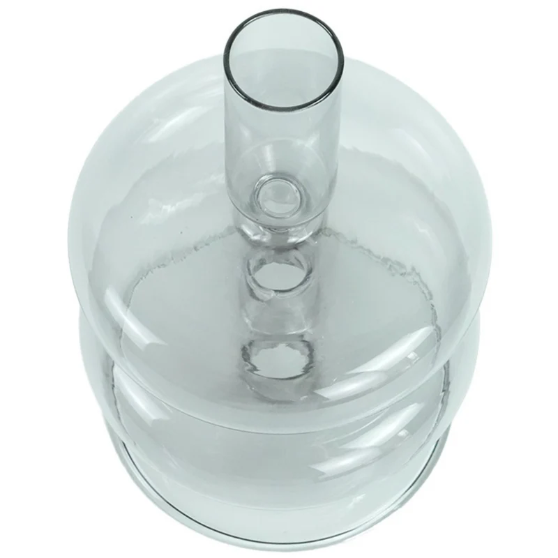Fairy Glas-Kerzenhalter grau 15 cm