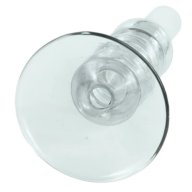 Chili Kerzenhalter Glas grau 21 cm
