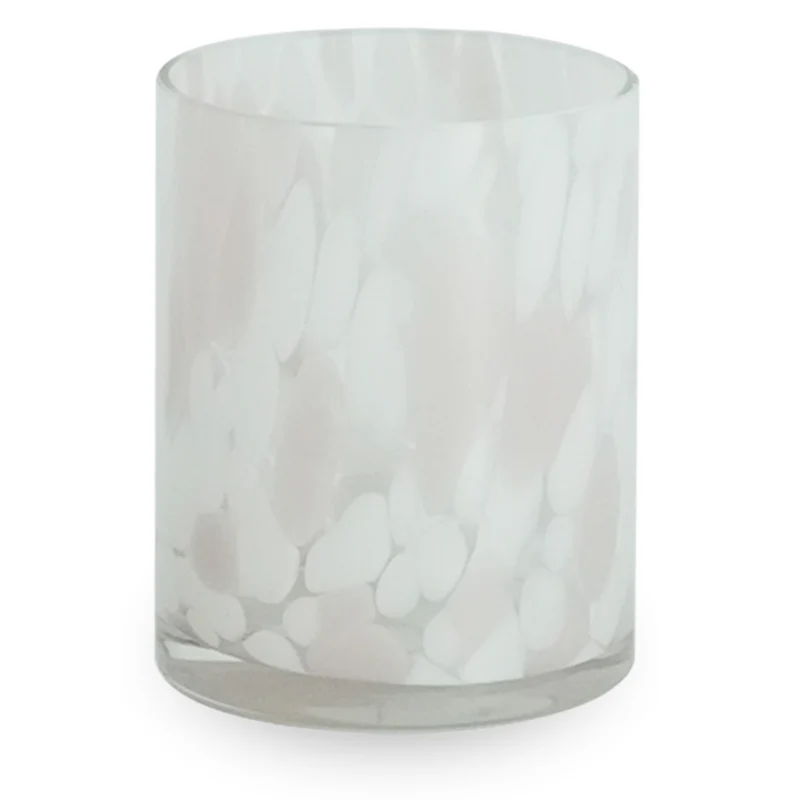 Nina Glas-Teelichthalter rosa 10 cm