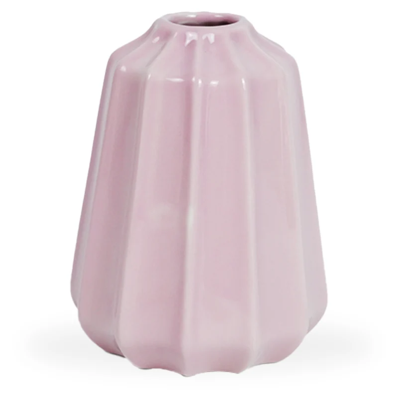 Caddi Keramikvase rosa 15 cm