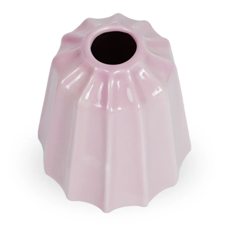 Caddi Keramikvase rosa 15 cm