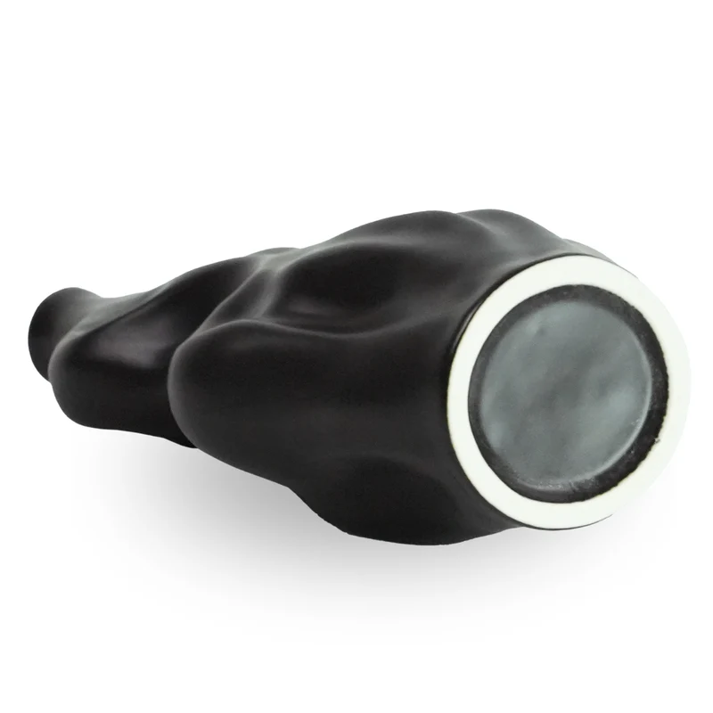 Alva Keramikvase schwarz 25 cm