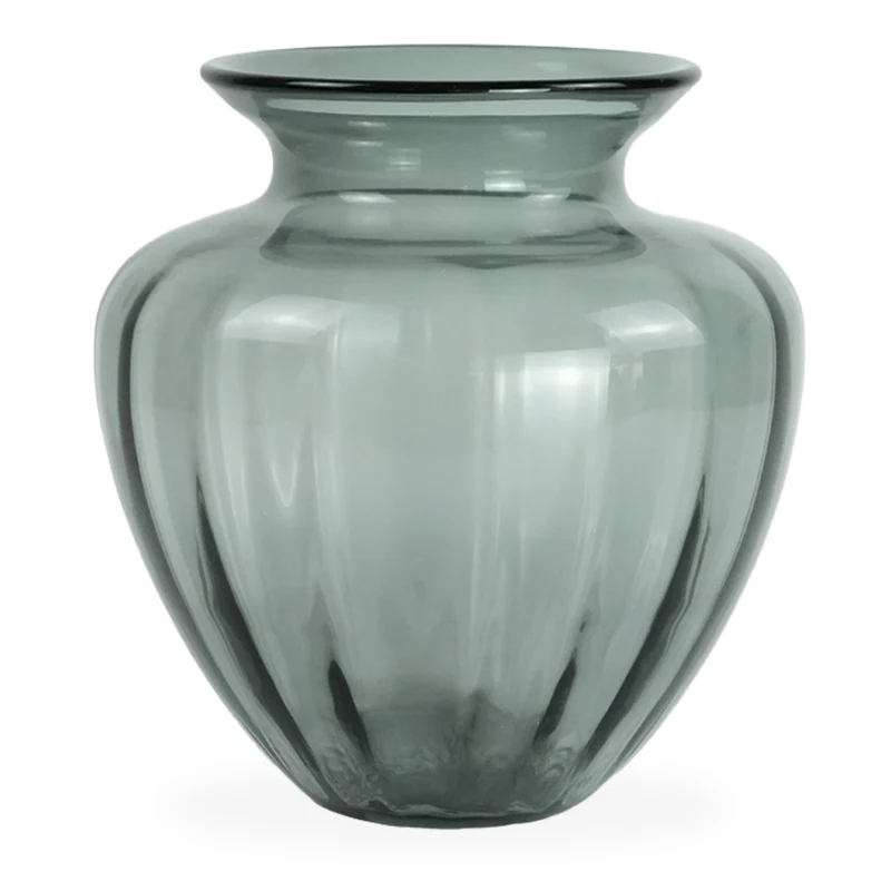 Bati Glasvase in Grau 27 cm