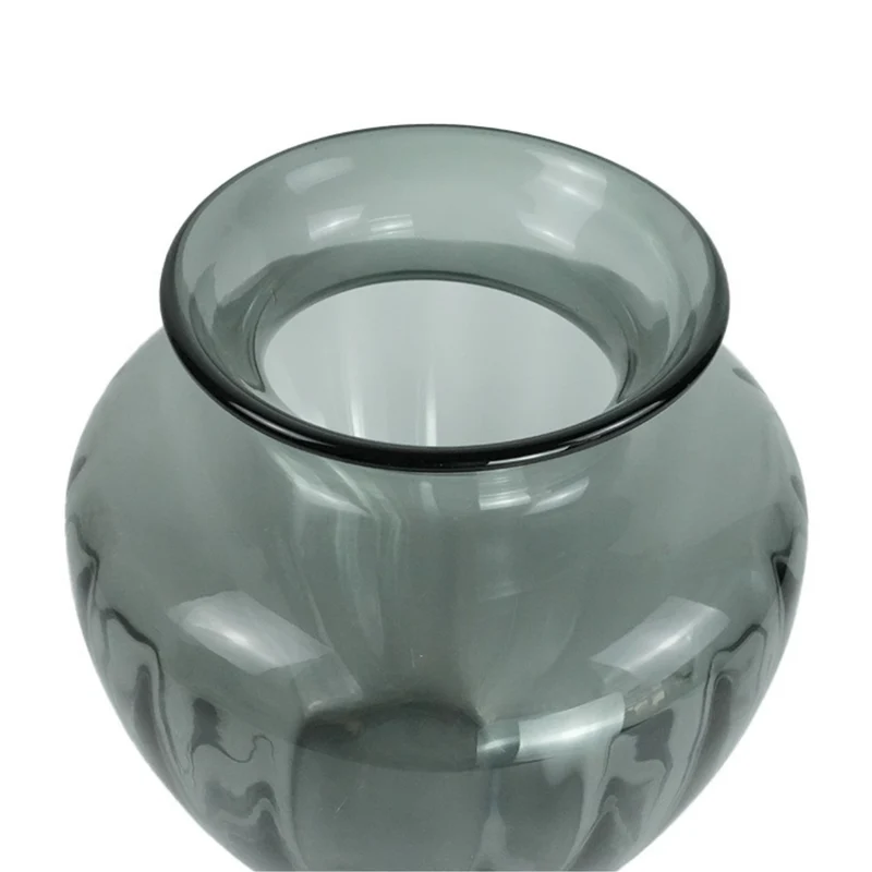 Bati Glasvase in Grau 27 cm