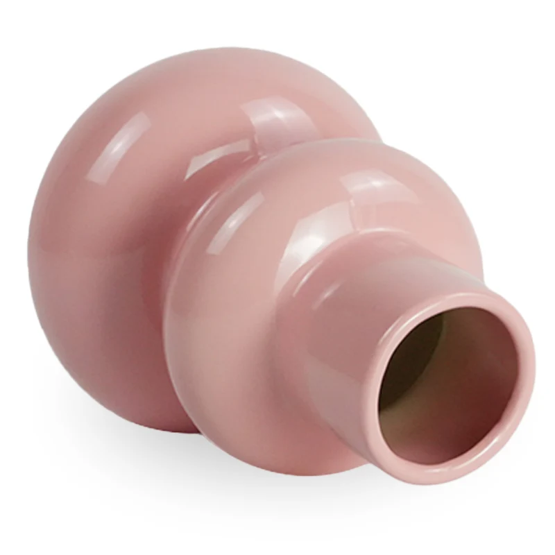 Bliss Keramikvase rosa 19,5 cm