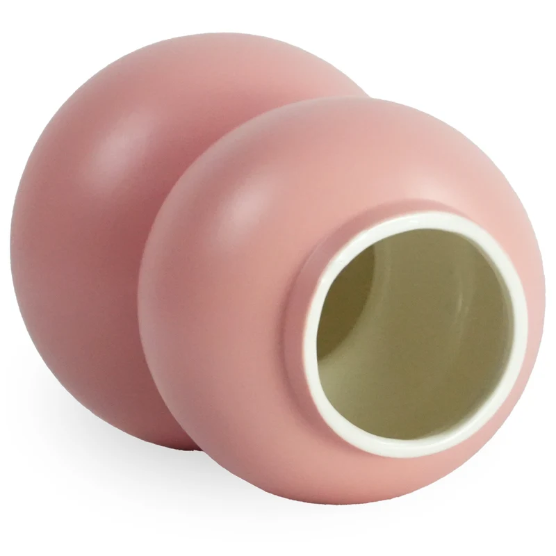 Becca Keramikvase in Blasenform rosa 21 cm