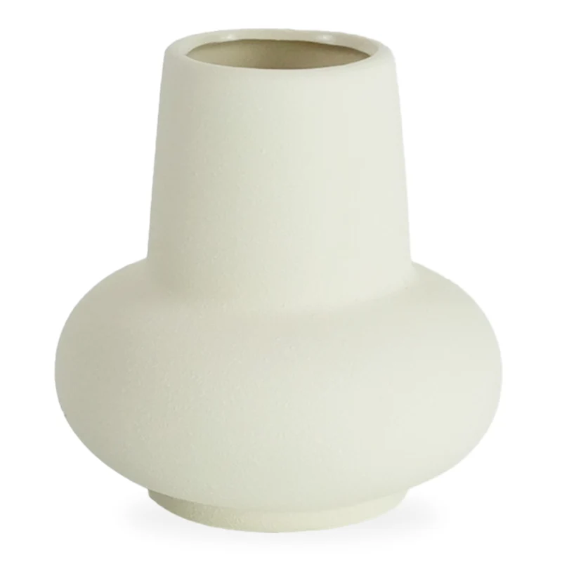 Birka Keramikvase sand 15 cm