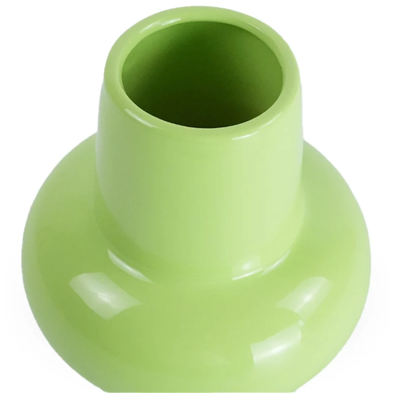 Birka Keramikvase grün 15 cm