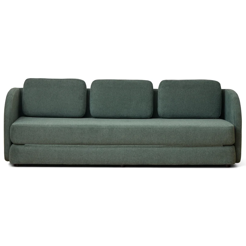 Katarina klappbares Schlafsofa grün L: 217 x T: 77/145 x H: 75 cm