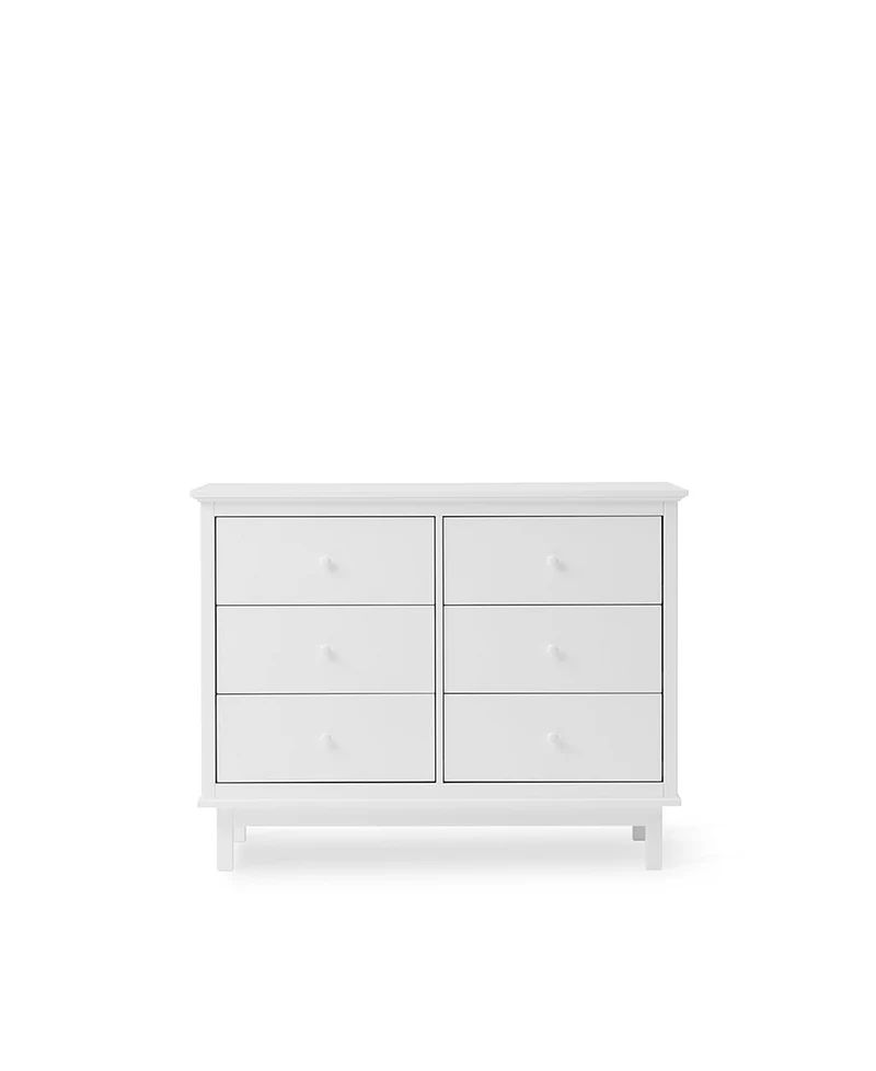 Oliver Furniture - Kommode mit 6 Schubladen, Weiß