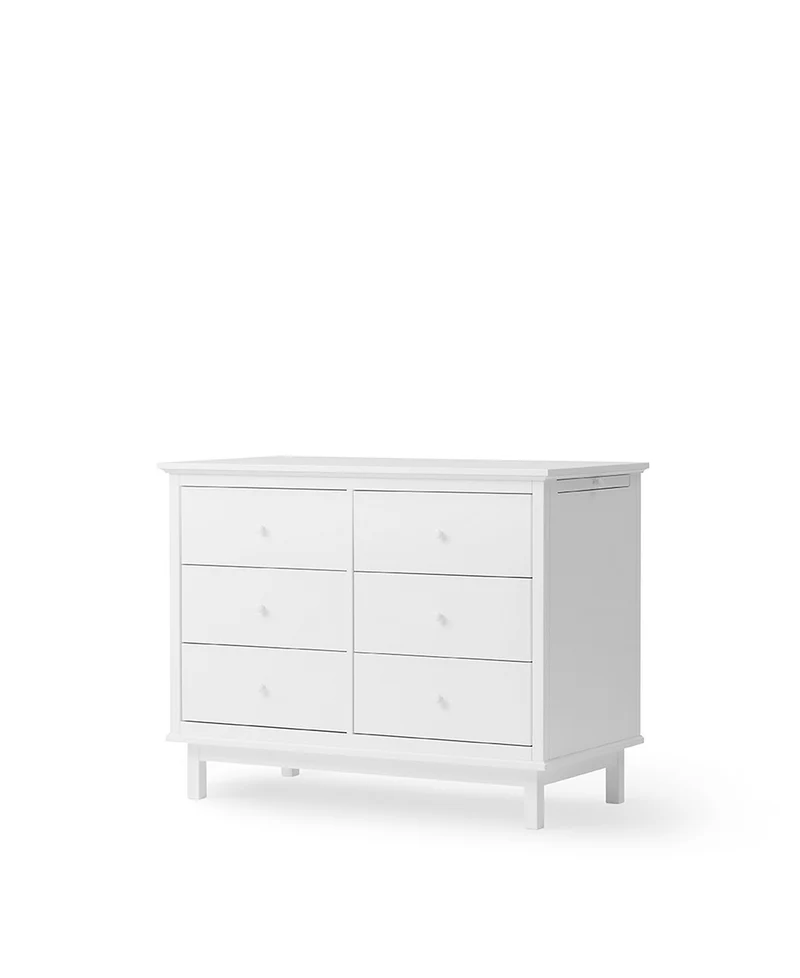Oliver Furniture - Kommode mit 6 Schubladen, Weiß
