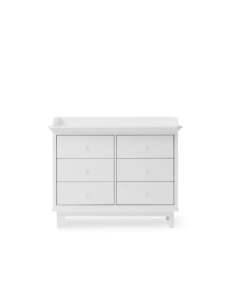 Oliver Furniture - Wickelkommode mit 6 Schubladen, Weiß