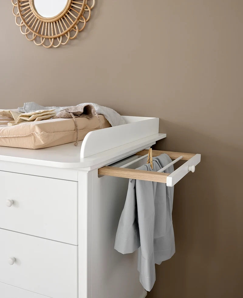 Oliver Furniture - Wickelkommode mit 6 Schubladen, Weiß
