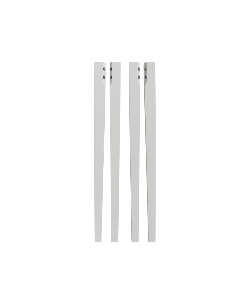 Oliver Furniture - Extra Tischbeinset für Schreibtisch, Weiß