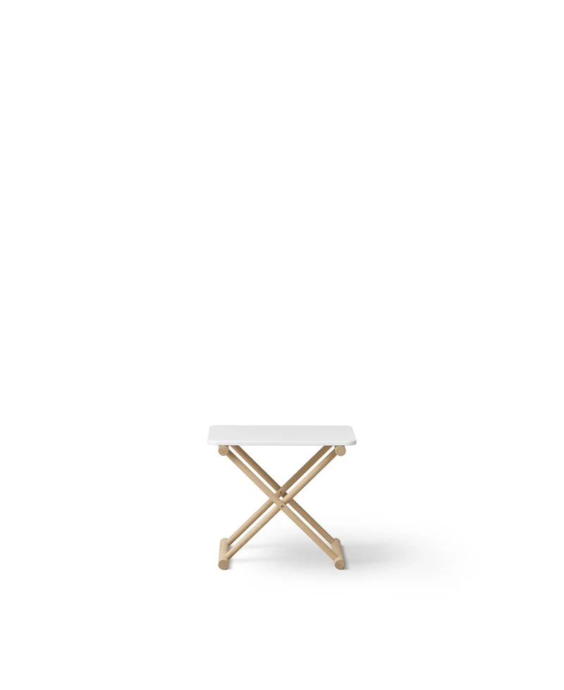 Oliver Furniture - Nachttisch niedrig, Weiß/Eiche