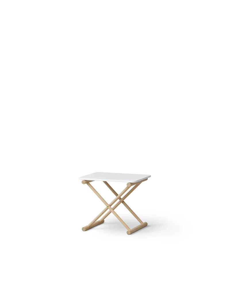 Oliver Furniture - Nachttisch niedrig, Weiß/Eiche