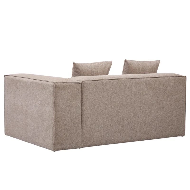 Hailey - Sitzelement für Modulsofa, Rechtes Modul in sand L: 147 X T: 100 X H: 65 Cm