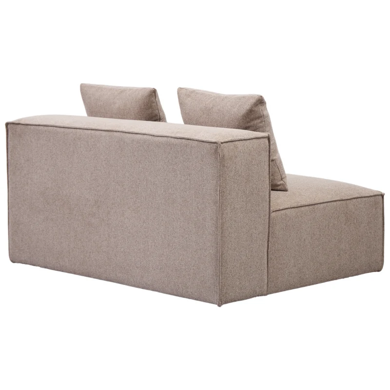 Hailey - Sitzelement für Modulsofa, Mittelmodul in sand L: 121 X T: 100 X H: 65 cm