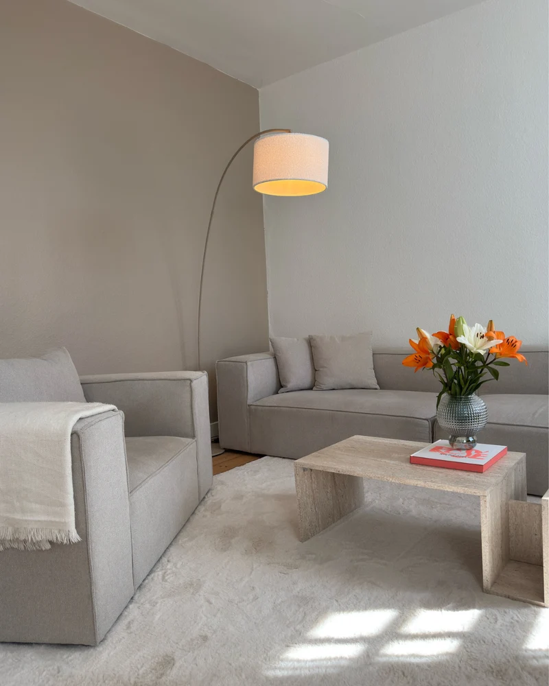 Hailey - Sitzelement für Modulsofa, Linkes Modul in beige L: 147 X T: 100 X H: 65 Cm