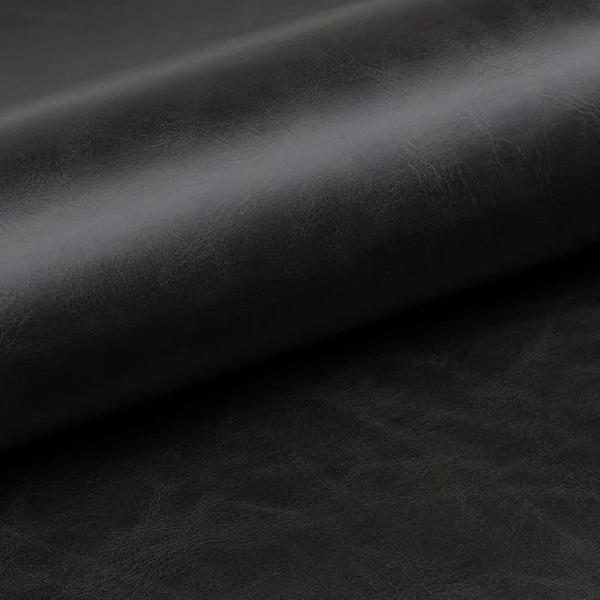 Letto - Black PU Leather - Stoffmuster