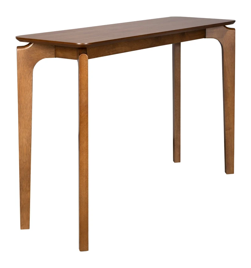 Konsolentisch Savone von Dutchbone mit Nussbaumfurnier, Braun