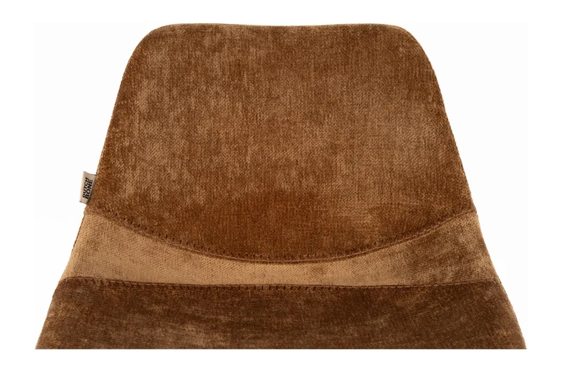 Barhocker Franky 2er-Set, Cognac mit Stahlgestell im Vintage-Stil