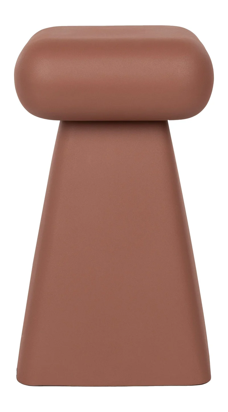 Hocker Earth Terracotta, Zuiver Beistelltisch aus Eisen für Wohnzimmer