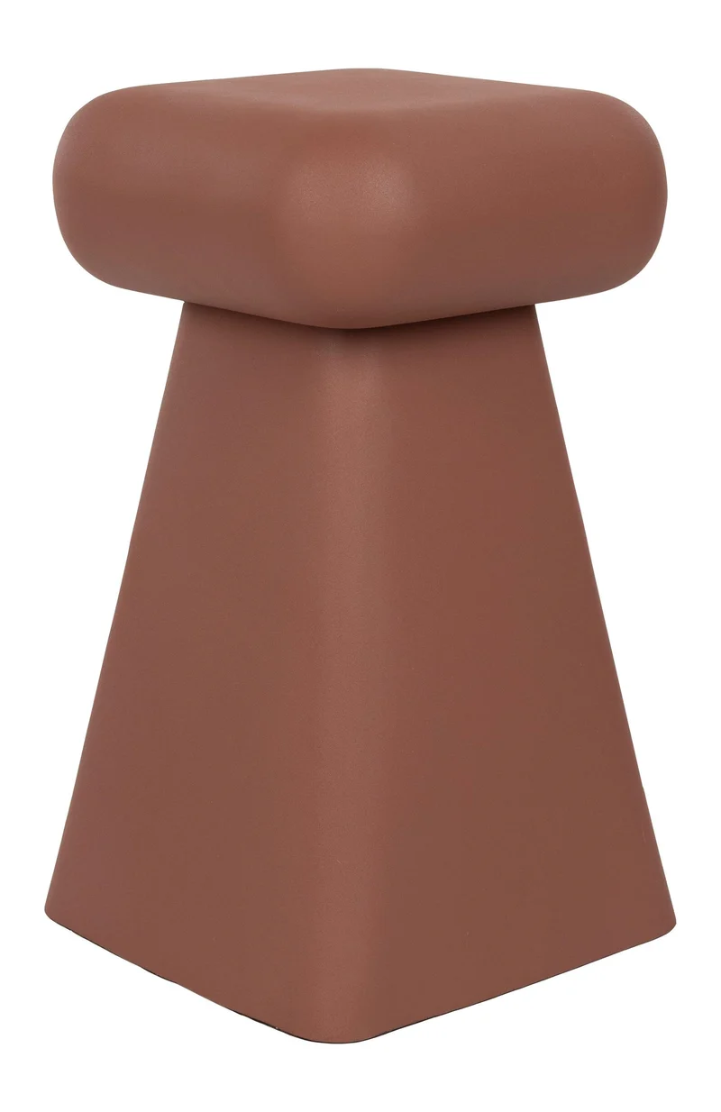Hocker Earth Terracotta, Zuiver Beistelltisch aus Eisen für Wohnzimmer