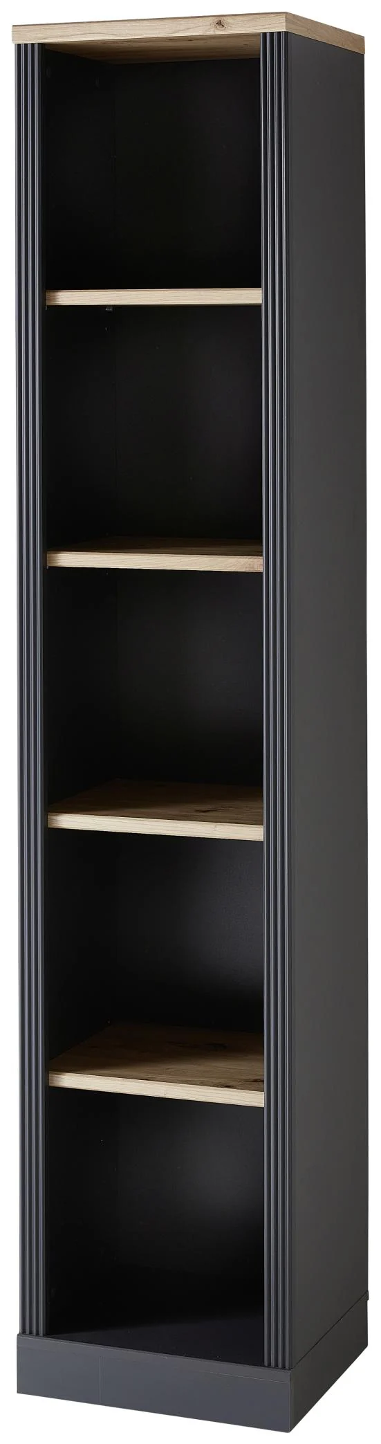 Büroschrank Bürowand Set JASMIN 3-teilig Graphit Artisan Eiche