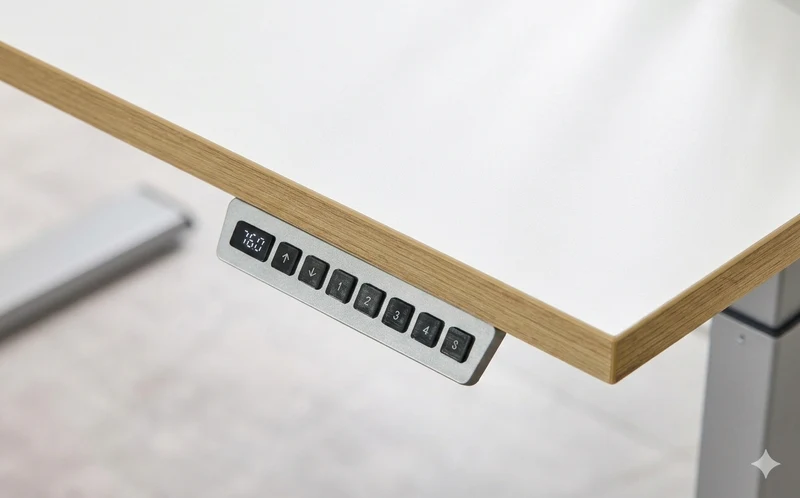 Komplettbüro MEMPHIS X 8-teilig in Weiß supermatt & Eiche inkl. Tisch