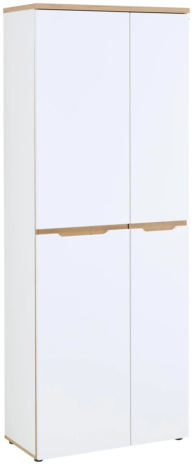 Büroschrank MEMPHIS 2-türig WH01 Front Weiß supermatt