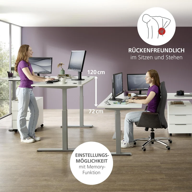 10-tlg. Komplettbüro SANTORIN Weiß & Glas – inkl. Eckschreibtisch