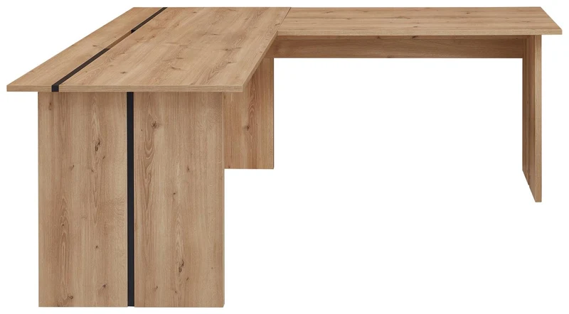 Komplettbüro SONOS III 10-teilig Front Altesche Massivholz gebürstet