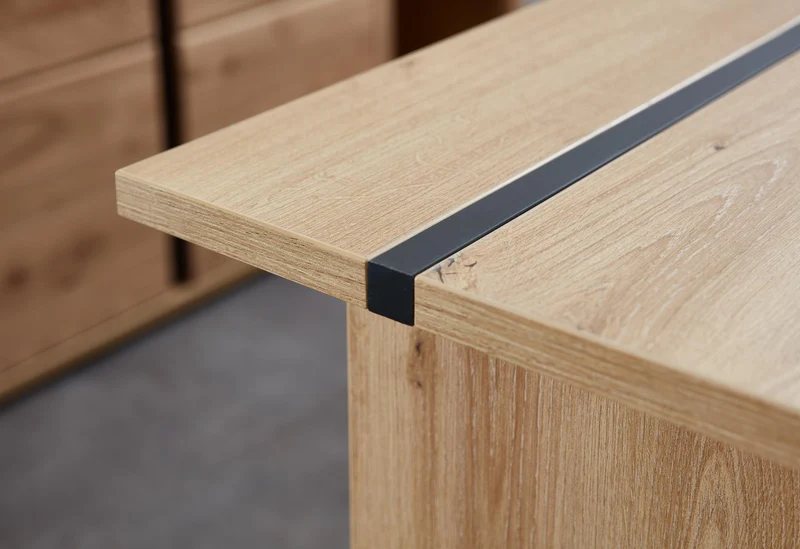 Komplettbüro SONOS III 10-teilig Front Altesche Massivholz gebürstet