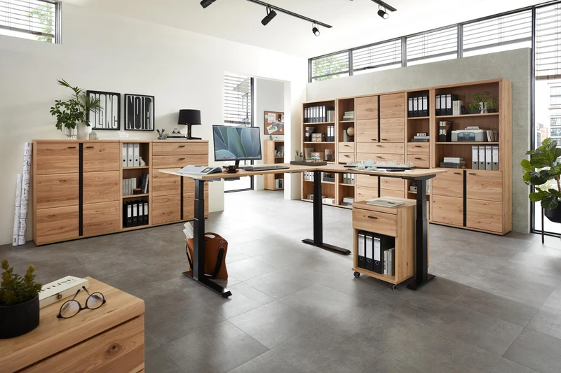 Rollcontainer SONOS HU16 Front Altesche Massivholz gebürstet