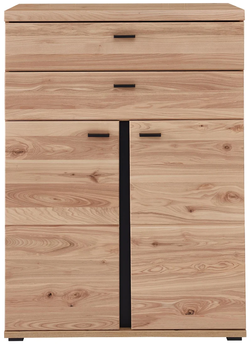 Büroschrank SONOS HU12 Front Altesche Massivholz gebürstet
