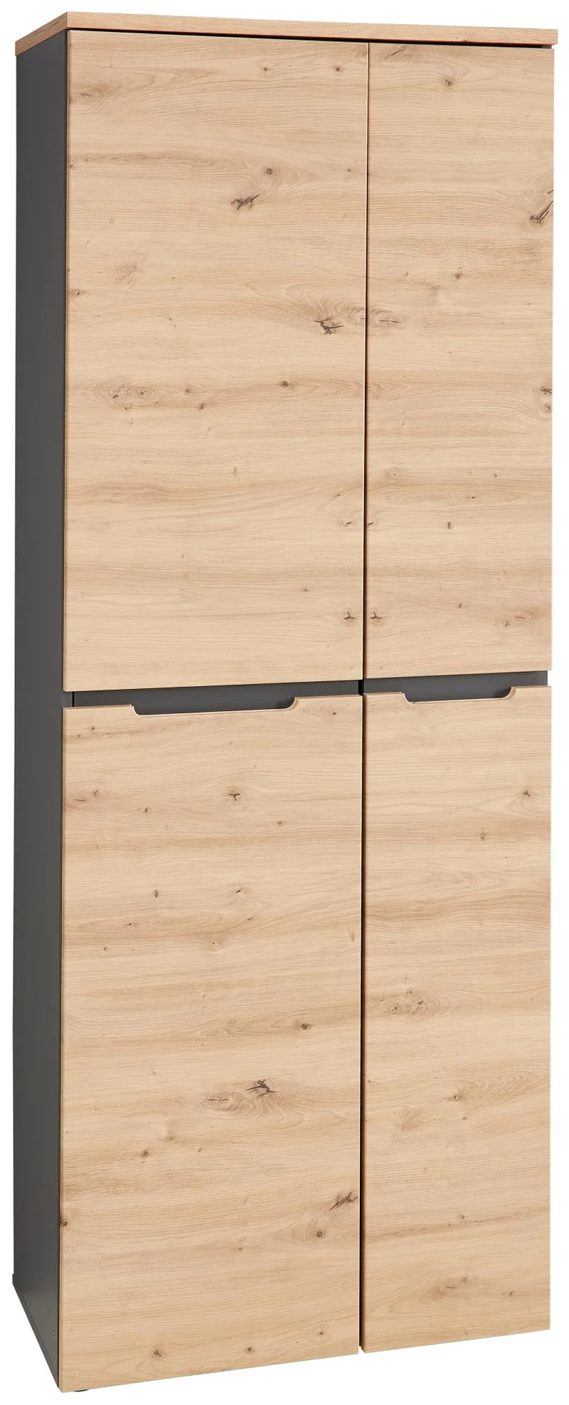 Komplettbüro MEMPHIS X 9-teilig Front Artisan Eiche Korpus Graphit