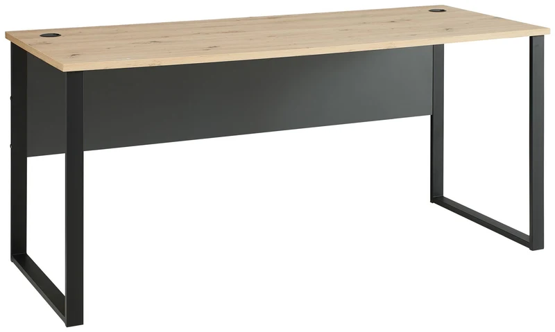 Komplettbüro MEMPHIS VII 5-teilig Front Artisan Eiche Korpus Graphit
