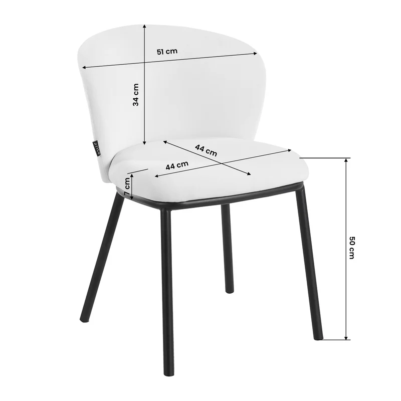 Stuhl 4Rico Linea Weiß