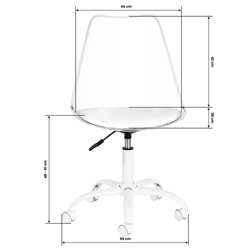 Salonstuhl Ghost Transparent