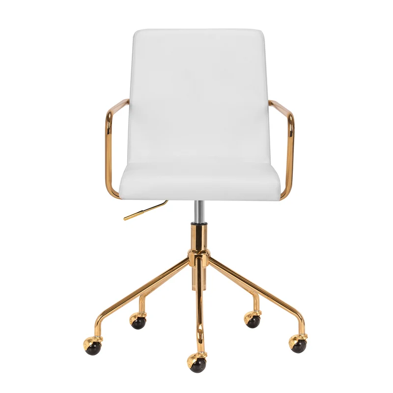 Salonstuhl mit Armlehnen QS-OF211G Gold-Creme