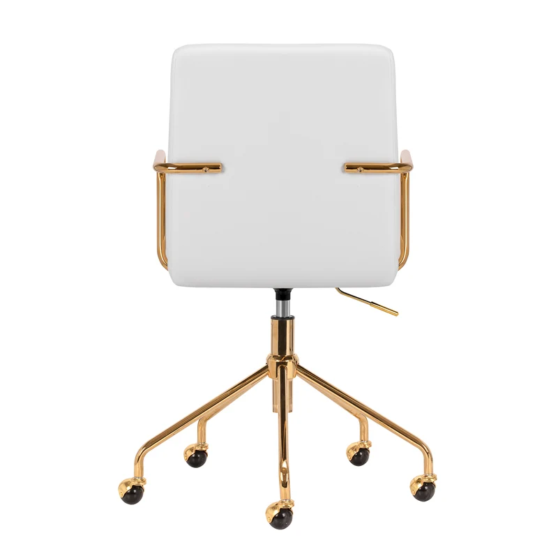 Salonstuhl mit Armlehnen QS-OF211G Gold-Creme