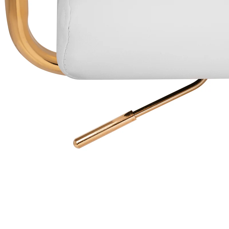 Salonstuhl mit Armlehnen QS-OF211G Gold-Creme