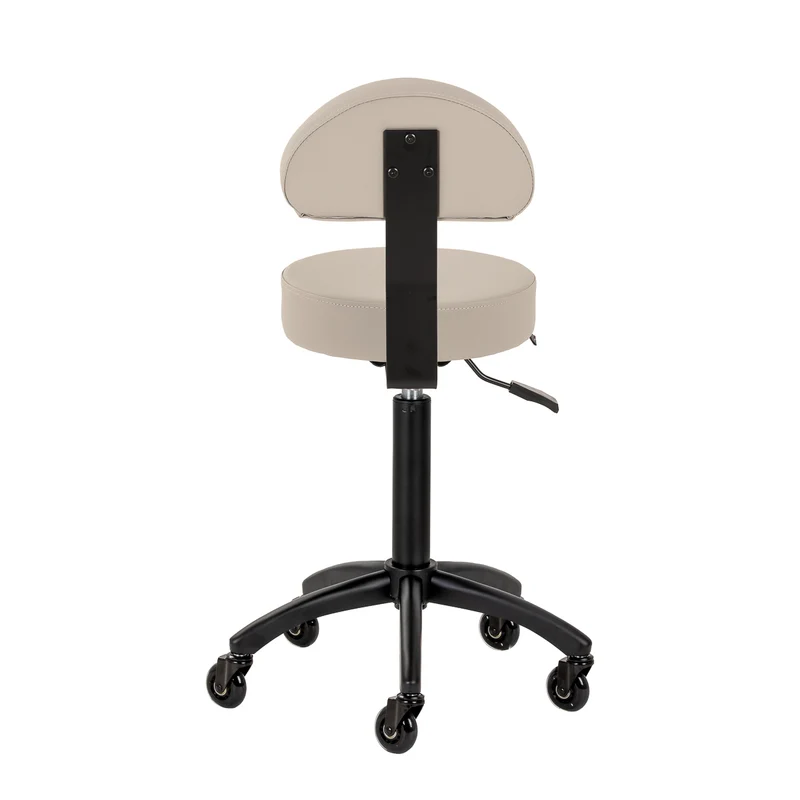 Rollhocker mit Rückenlehne Gabbiano D026 Beige