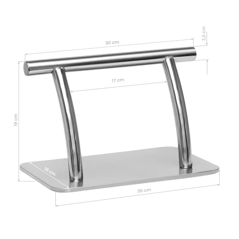 Fußstütze Friseur Gabbiano L005S Silber